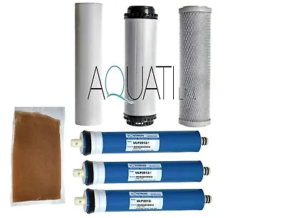 Aquati 450GPD (3x150GPD) Reverse Osmosis Water Filter Replacement 5 Stage RO DI • £99.95
