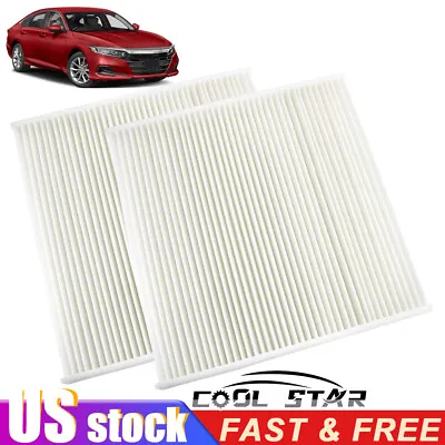 2 PCS For HONDA ACCORD CABIN AIR FILTER Acura Civic CRV Odyssey NEW C35519 US • $7.18