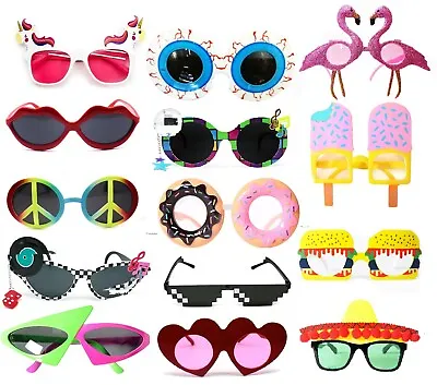 $12.50 • Buy Party Glasses Dress Up Costume Cosplay Rave Zoom Clubbing Novelty Funny Unisex