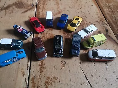 Corgi Matchbox Mattel Hot Wheels Maisto Majorette Toy Model Car Bundle X13  • £4.99