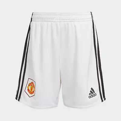 ADIDAS Manchester United 22/23 Shorts Kids Age 2-3 Years White NEW • $18.66