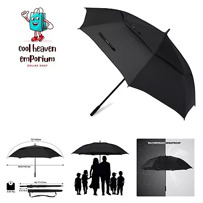 72 Inch Huge Golf Umbrella Windproof Large Umbrella Automatic Open Umbrella... • $55.99