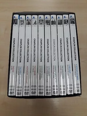 Charlie Chaplin Collection DVD Boxset 10 DVD Classic Films Dutch Release • £29.99