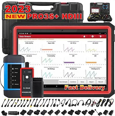 LAUNCH X431 PRO3S+ HDIII 24V Diesel Trucks Bidirectional Diagnostic Scanner Tool • $1445