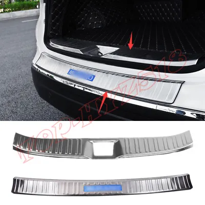 Silver Steel Rear Bumper Protector Cover Trim 2PCS For Nissan Murano 2015-2021 • $186.78