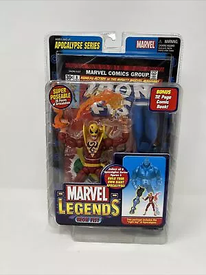 Marvel Legends Iron Fist Red Variant Figure Apocalypse BAF Series 2005 Toy Biz • $29.99