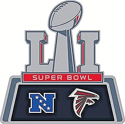 Atlanta Falcons Super Bowl Li (51) Lapel Hat Pin With Lombardi Trophy & Nfc Logo • $14.99