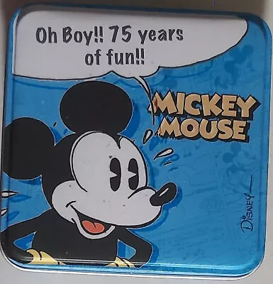 Mickey Mouse75 Years Of Fun Watch In Commemorative Disney Tin New In Box • $44.99