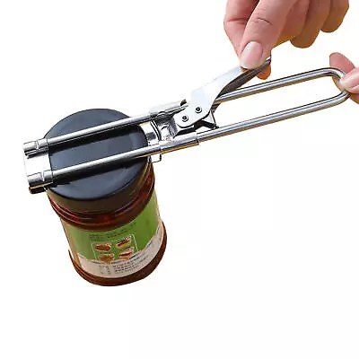 Djustable Multifunctional Stainless Steel Can Opener Jar Lid Gripper Kitchen • $12.96