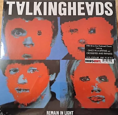 Talking Heads Remain In Light Vinyl Album New & Sealed • £20