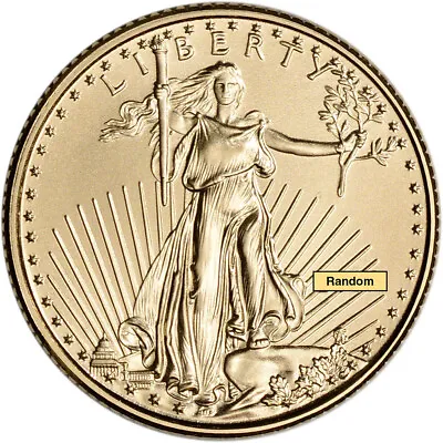 American Gold Eagle (1/10 Oz) $5 - BU - Random Date • $279.59