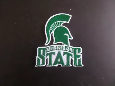 Michigan State Ncaa  College Embrodiered Iron On Patch 3 X 3-1/2  Free Tracking  • $4.35