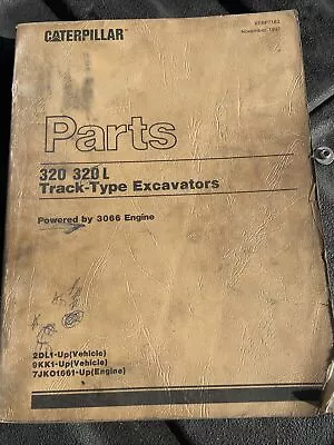 CAT Caterpillar 320/L PARTS MANUAL BOOK CATALOG LIST EXCAVATOR GUIDE Sn 2DL 9KK • $71.24