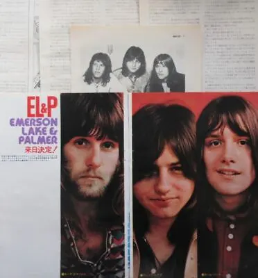 Emerson Lake & Palmer 1972 Clipping Japan Magazine Ml 7j 9page Keith Greg Carl • $7.58