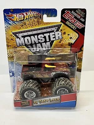 2010 Hot Wheels Monster Jam TOPPS CARD  El Toro Loco Truck 1/64 Mud TruckS • $19.99