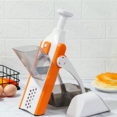 £9.99 • Buy Orange Mandolin Vegetable Food Slicer Chopper Julienne Kitchen Cutter Tool