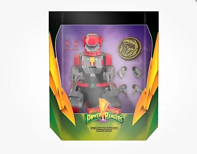 Mighty Morphin Power Rangers Ultimate's Tyrannosaurus Dinozord 7” Action Figure • $46.99