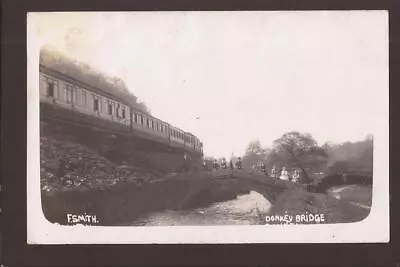 Yorkshire-railways-donkey Bridge-haworth-keighley-1915-rp. • £17.99