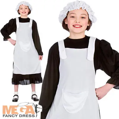 £10.99 • Buy Victorian Poor Maid Girls Fancy Dress Book Day Week Kids Childrens Child Costume