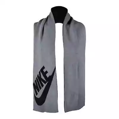 $17.95 • Buy Nike Sport SWOOSH Unisex Knit Scarf GRAY/BLACK 2946062-100 (OSFM) NWT MSRP $35