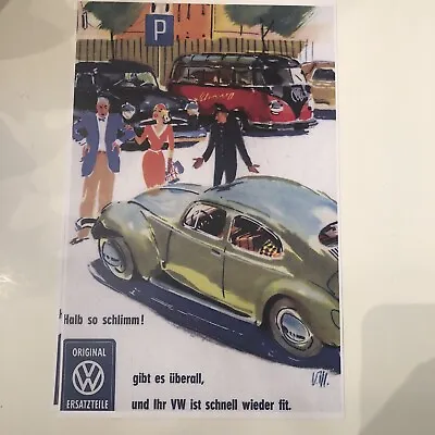 Awesome Vintage Type Volkswagen Beetle ￼poster #10 • $23.95