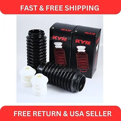 Spring Rear Shocks Dust Boots Kit With Bumber Stops Jounce Bellows Kit Set Of 2 • $41.51
