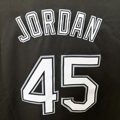 Stiched Michael Jordan Birmingham Barons #45 Jersey Mens XXL • $42.99