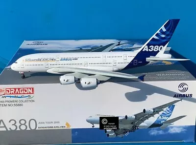 Dragon Wings Singapore Airlines 2005 Asia Tour A380 1:400 Scale Diecast Model • $25