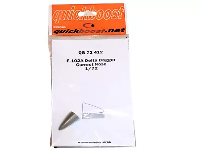 QUICKBOOST F-102A DELTA DAGGER CORRECT NOSE - 1:72 Scale BNIP • $9.95