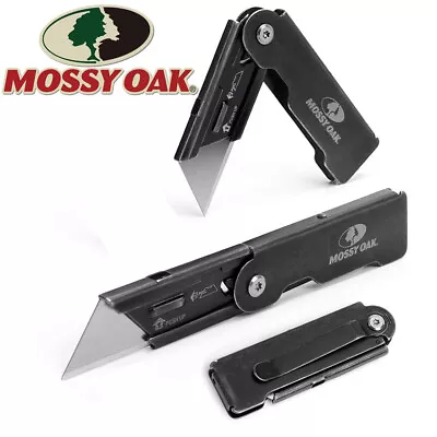 MOSSY OAK 2PC Folding Utility Pocket Knife Set Quick Change Box Cutter EDC Knife • $16.99