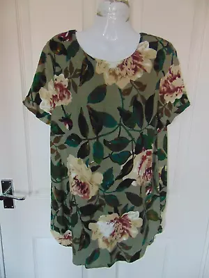 Clearance!!!       Zaful Long Floral Linen Look Top Size M • £5.99