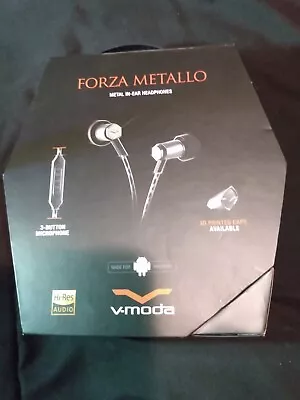 Brand New Sealed V-Moda Forza Metallo Metal In-Ear Headphones • $15