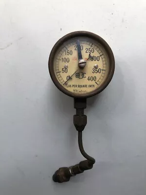 Vintage BOC Brass Pressure Gauge Car Machine No2/62081. • $43.56