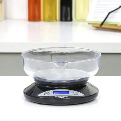 Blackmoor Digital Kitchen Scales With Bowl/Black Colour/Weighing Standard  • £20.99