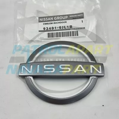 Genuine Tailgate Emblem Nissan Patrol Y62 MY22 Update (934916JL1B) • $76.75