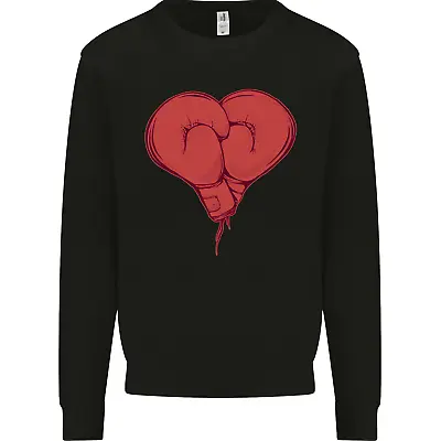 Heart Boxing Gloves Boxer MMA Muay Thai Mens Sweatshirt Jumper • $20.19