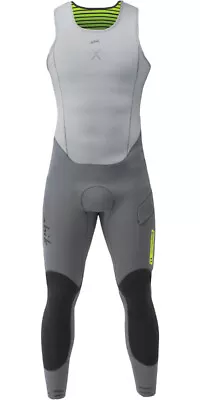 Zhik Mens 2024 Superwarm X Skiff 3/2mm Long John Wetsuit GREY • $279.99