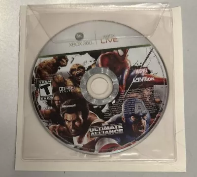 Marvel Ultimate Alliance Xbox 360 Disc Only Free Ship USA • $11.35