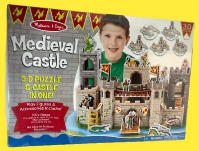 Melissa & Doug Medieval Castle 3D Puzzle 100+ Pieces Ages 6+ Sealed • $26.87