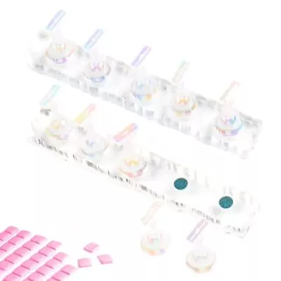  2 Set Nail Holder For Painting Nails Transparent Acrylic Nail Stand For  • $16.06