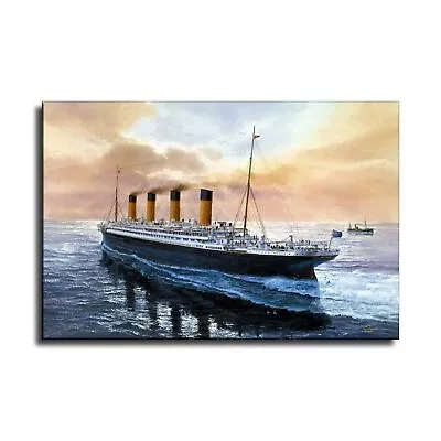 Ship Of Dreams Titanic Ship Canvas Art Poster And Wall Art Picture Print Modern • $29.80