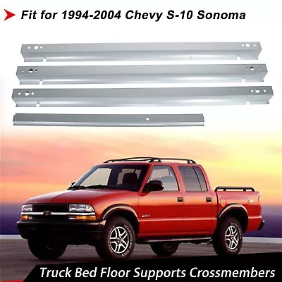 4 Pcs Truck Bed Floor Supports Crossmembers For 1994-2004 Chevy S-10 Sonoma New • $135.99