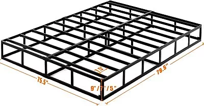 TATAGO 3000lbs 7 Inch Heavy Duty Metal Box Spring Mattress Foundation King Size • $137.10