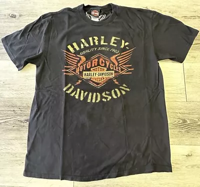 Harley Davidson Shirt Size XL Fire Wolf Barnetts Las Cruces New Mexico 2010 • $30