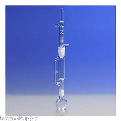 Lab Glass 150mL Soxhlet Extraction Extractor Condenser Apparatus Tube Flask New • $135.88