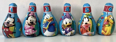 £9.99 • Buy Disney Soft Toy Pictured Skittles Pins x6 Disney Characters Items - NO BALL