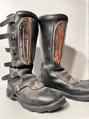 Vintage 60’s-70’s Alpine Stars Hi-Point Motocross Punk Goth Boots Size 10-10.5 • $200