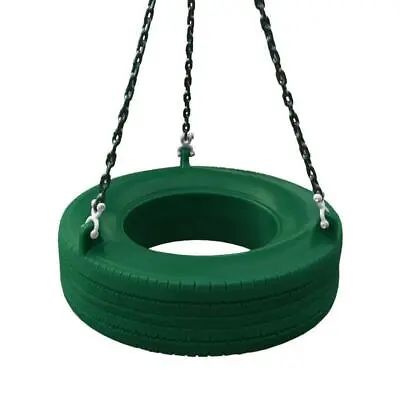 $146.67 • Buy Gorilla Playsets Tire Swing 360 Degree Turbo Metal Chain/Rope Rubber Seat Green