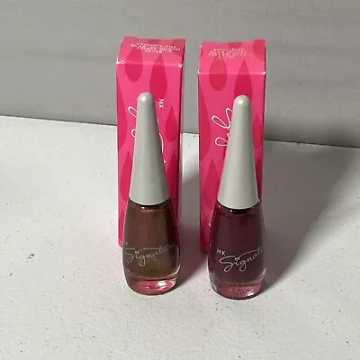 (2) *NOS* Mary Kay Signature Nail Enamel Polish Chocolate Kiss Berry Bliss • $9