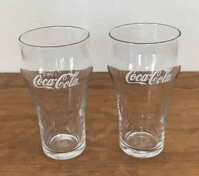 2 Crown Coca Cola Glasses - 500ml • $20